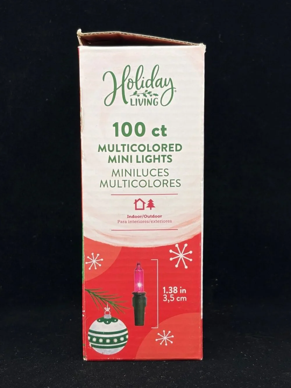 Holiday Living 100 Multi Color Mini Lights Indoor Outdoor Christmas NWB